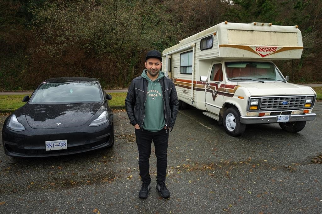 Why B.C. man drives a Tesla but lives in a van  | FRP News